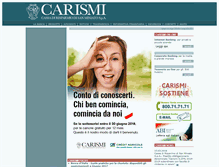 Tablet Screenshot of carismi.it